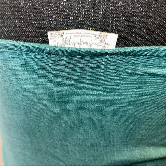 Free People Lola Green Bodysuit with Sweetheart Neckline - Picture 6 of 8